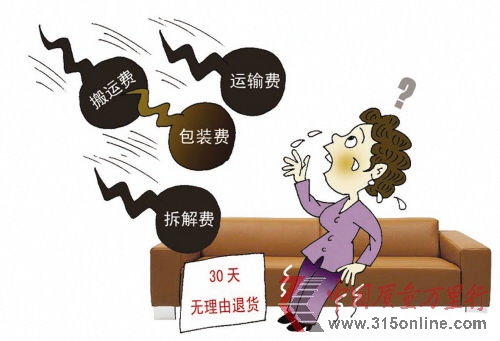 想退貨?承擔運費、包裝費、退貨費…… 想退貨?承擔運費、包裝費、退貨費……