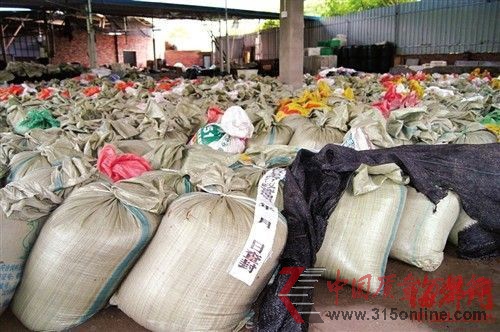 600多袋已加工好的金針菇被當場查封 600多袋已加工好的金針菇被當場查封