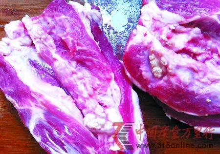 豬肉帶有菜花狀異物(圈內(nèi)) 網(wǎng)友圖 豬肉帶有菜花狀異物(圈內(nèi)) 網(wǎng)友圖